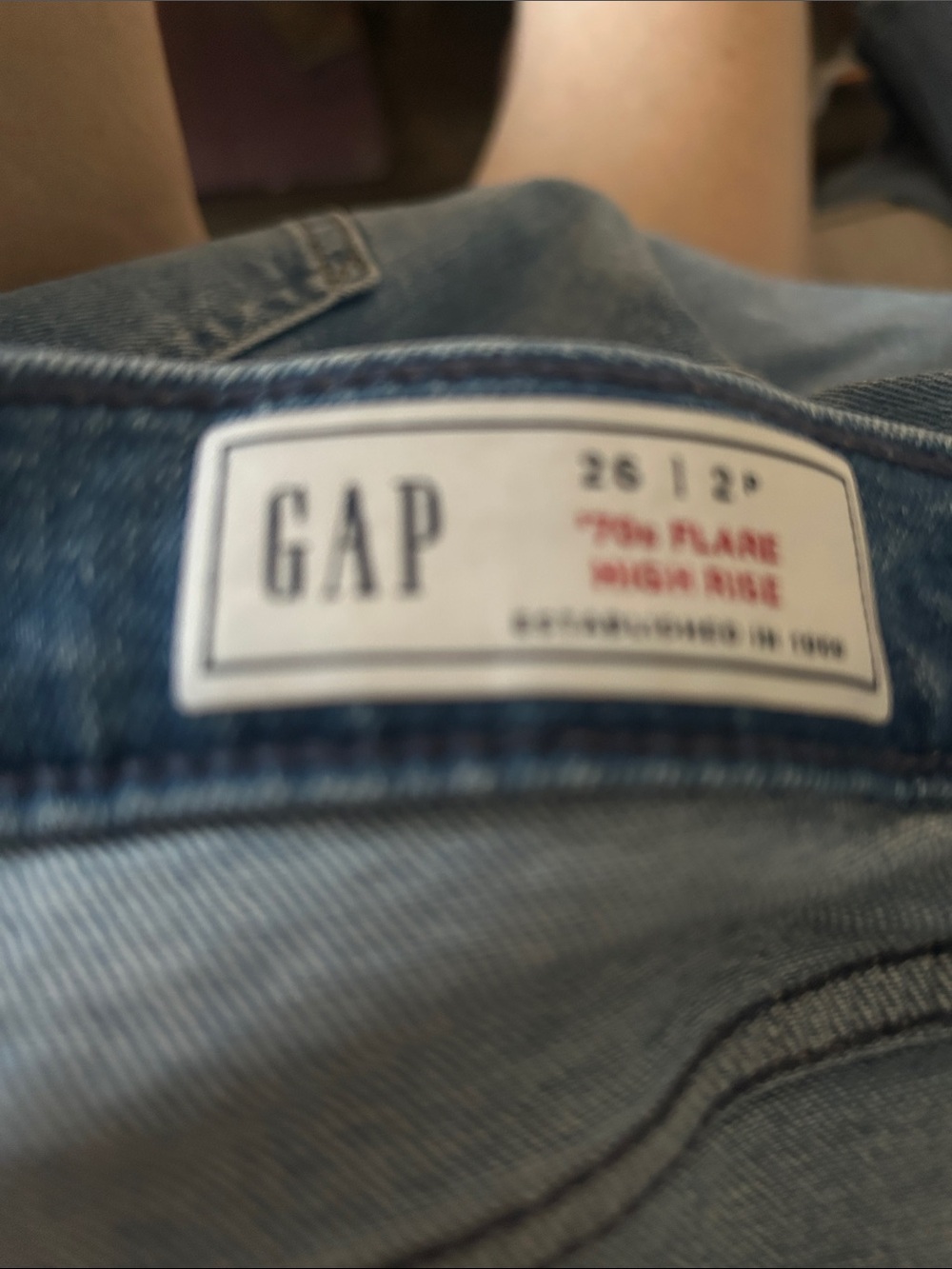 GAP Men's Light Blue Bootcut Jeans
